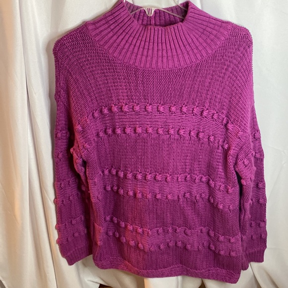 Nic & Zoe pink sweater with beautiful details - Picture 4 of 11